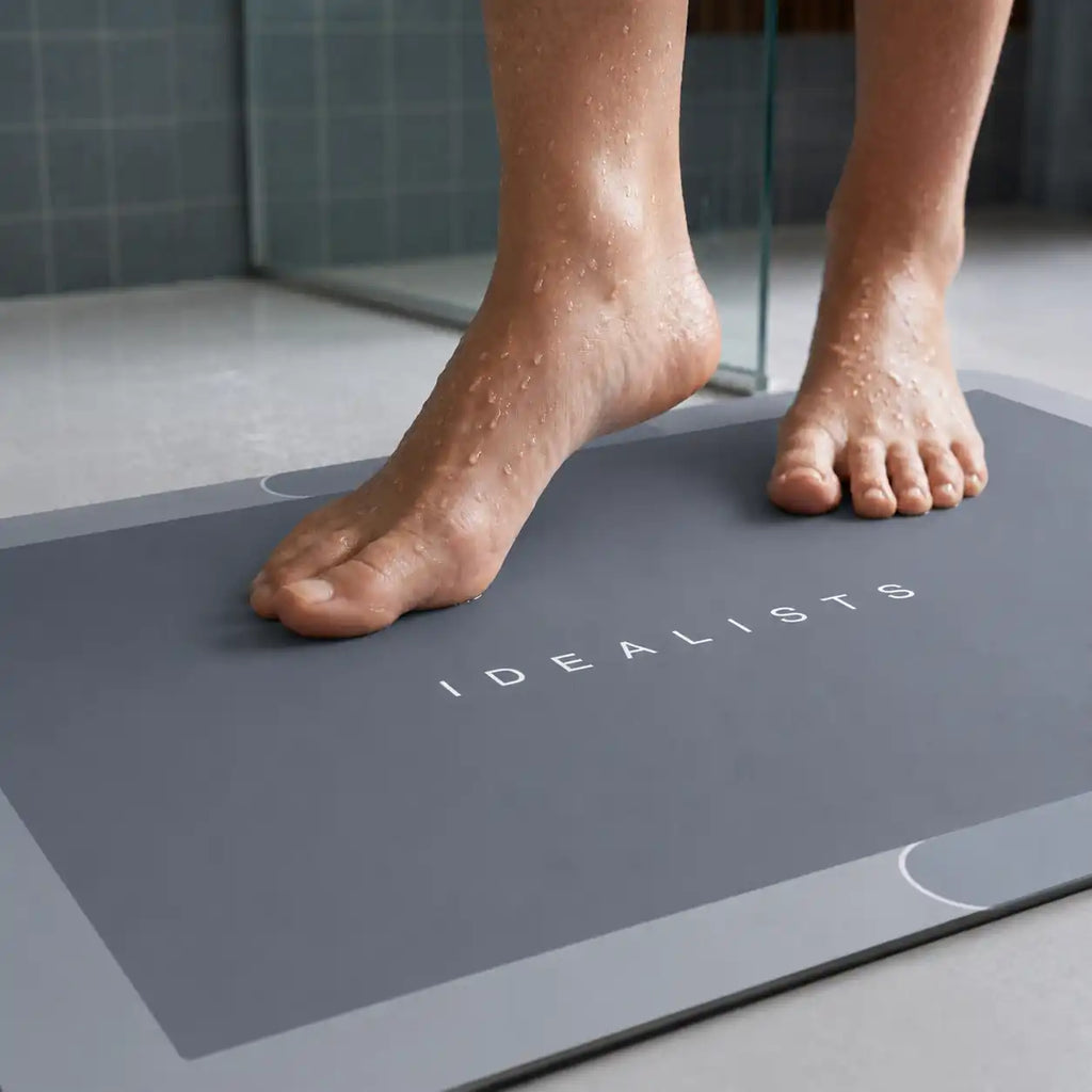 Tapis de bain effet diatomite antidérapant