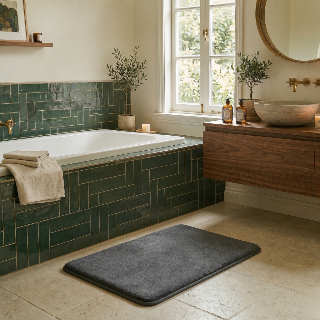 Tapis de bain absorbant rectangle