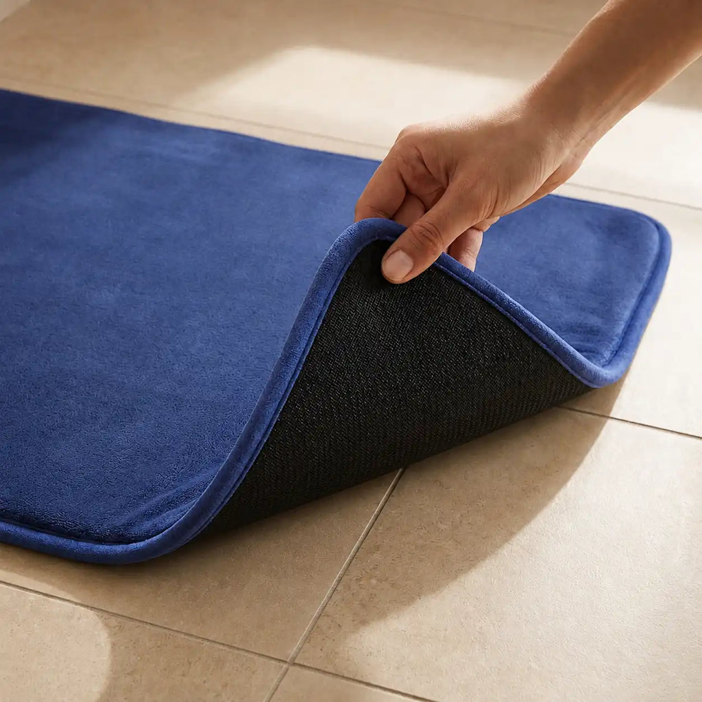 Set de 3 tapis de bain à mémoire de forme