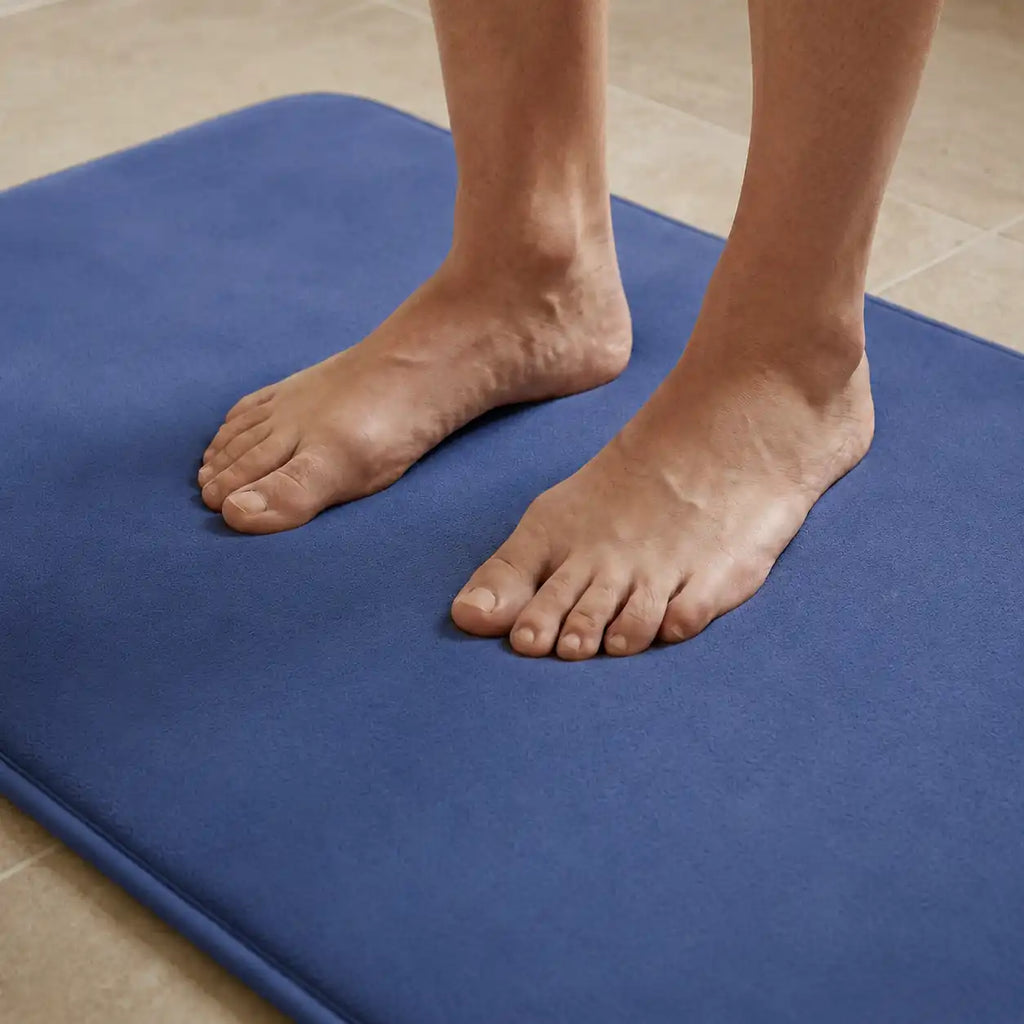 Set de 3 tapis de bain à mémoire de forme