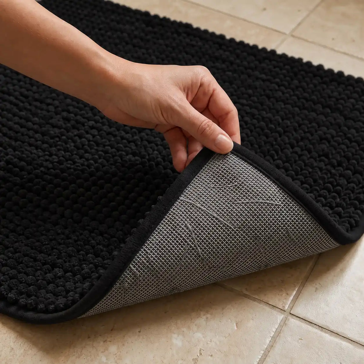 Tapis de bain chenille rectangle