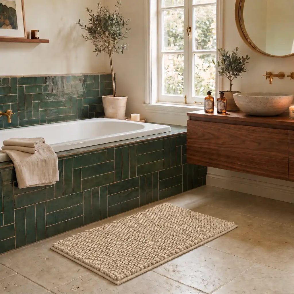 Tapis de bain chenille rectangle