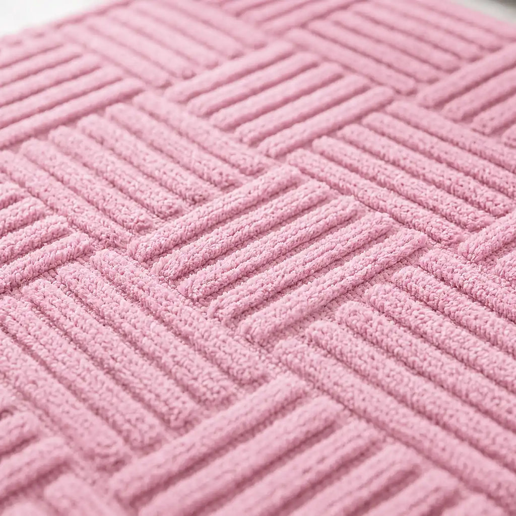 Tapis de bain tressé rectangle