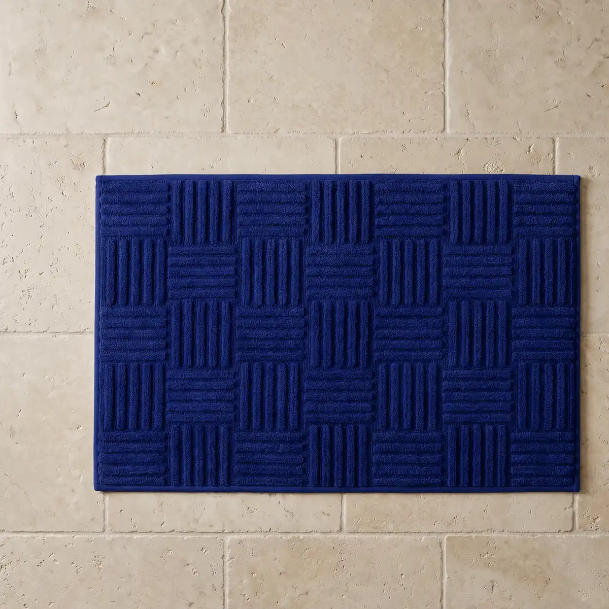 Tapis de bain tressé rectangle
