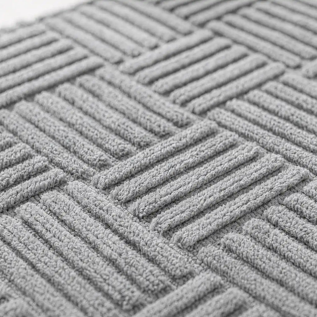 Tapis de bain tressé rectangle