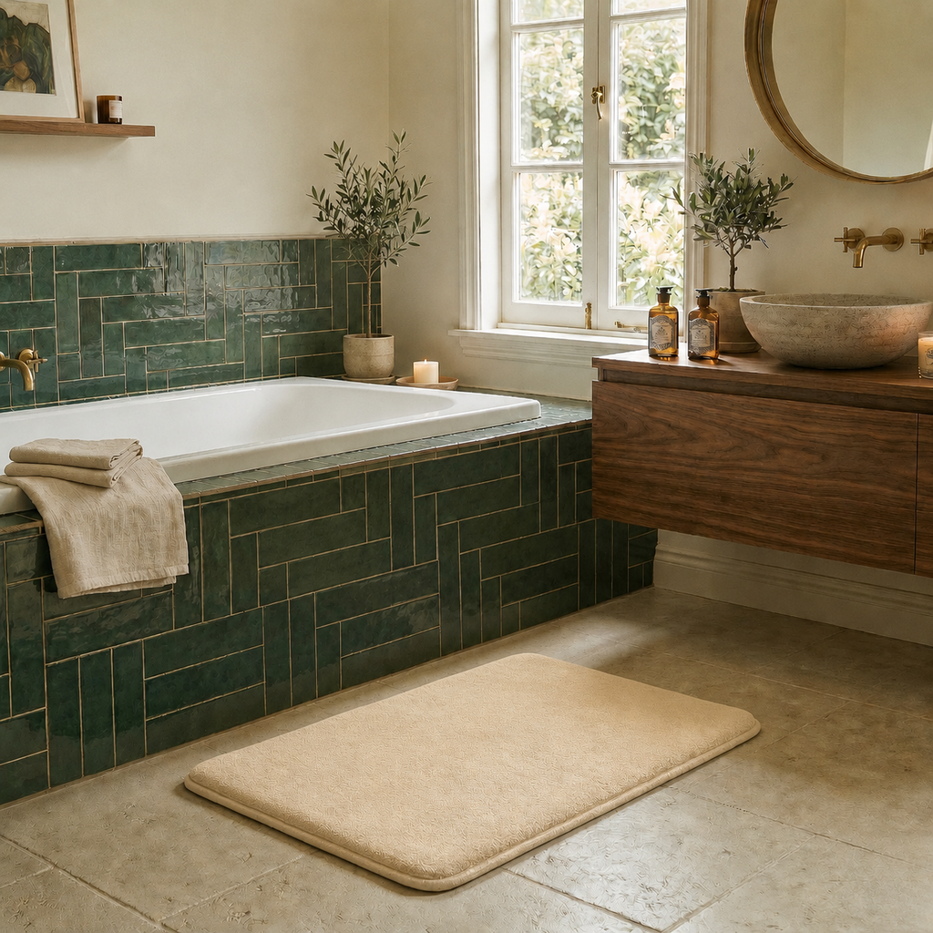 Tapis de bain absorbant rectangle