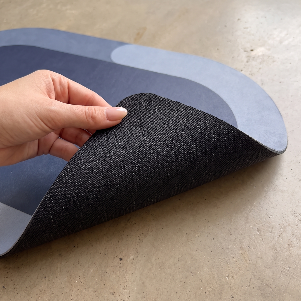 Tapis de bain antidérapant effet diatomite – Forme arche