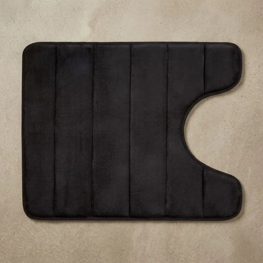 Tapis de WC à mémoire de forme moelleux