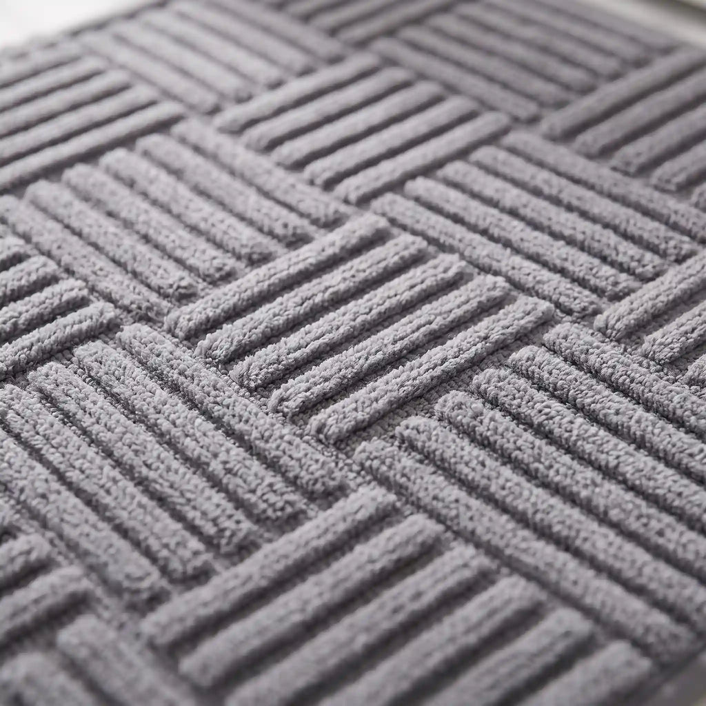 Tapis de bain tressé rectangle