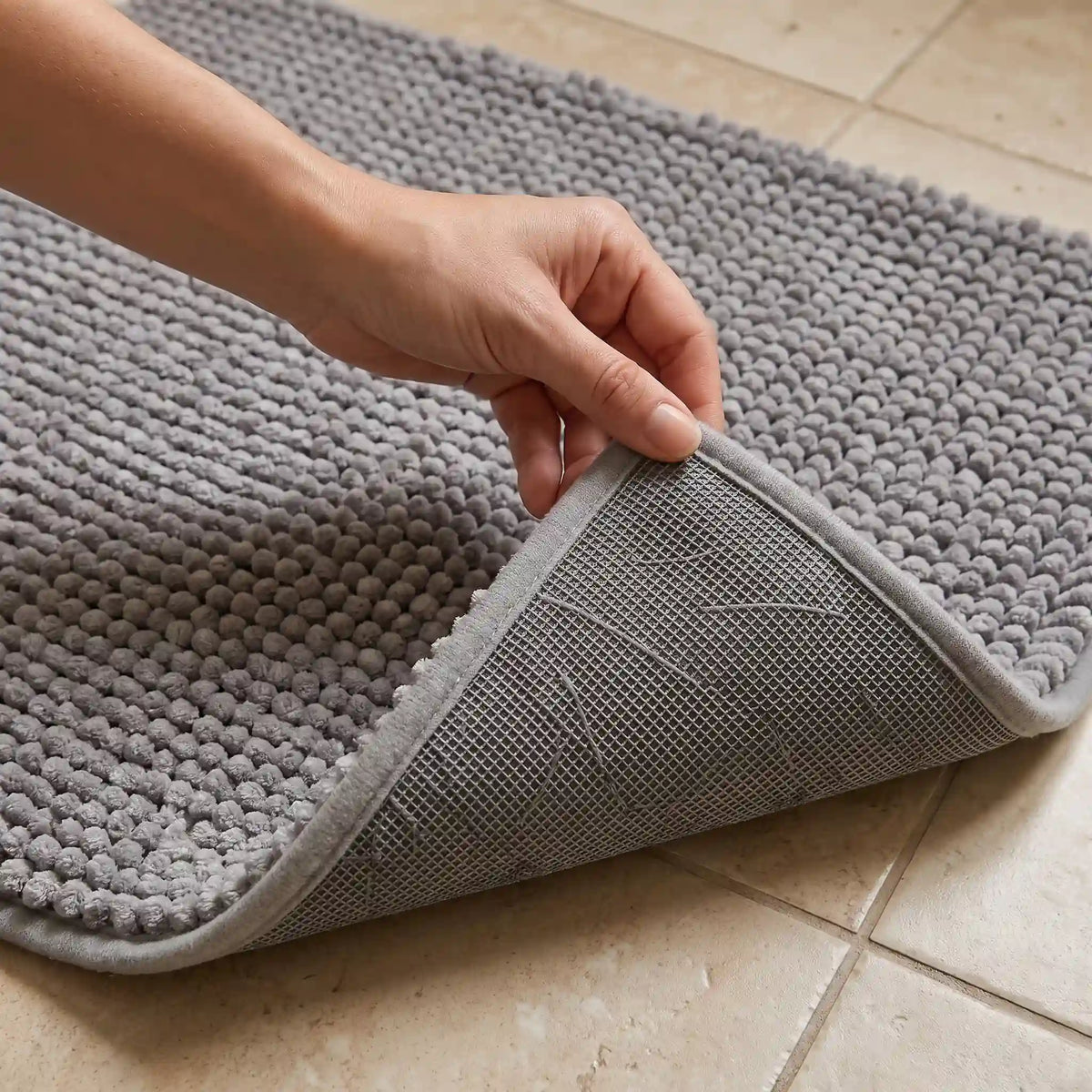 Tapis de bain chenille rectangle